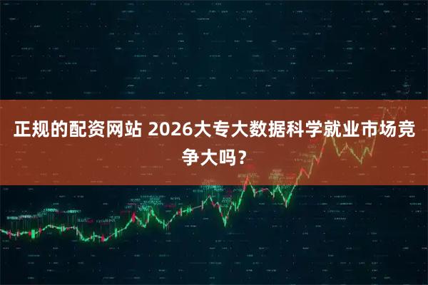 正规的配资网站 2026大专大数据科学就业市场竞争大吗？